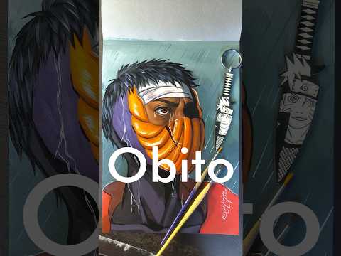 Obito Painting #shorts alen sahu art