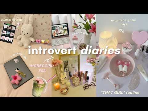 🎀 self care introvert vlog 🎨*HOBBY GIRL ERA*, romanticizing life, getting back on track