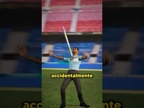¿Qué pasa si un lanzador de jabalina le da al réferi? 💀 #juegosolimpicos2024