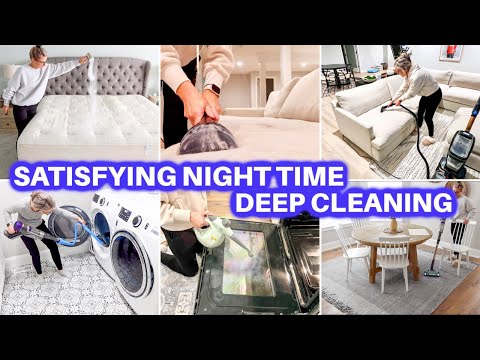 🌙 SATISFYING NIGHT TIME DEEP CLEAN WITH ME | AFTER DARK SPEED CLEANING MOTIVATION | JAMIE'S JOURNEY