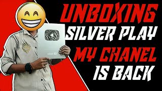UNBOXING YOUTUBE SILVER PLAY BUTTON😍 FINALLY MY CHANEL IS BACK 😁 #youtubecreatoraward
