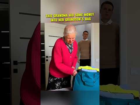 Grandma didn't expect him to do this! ❤️