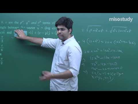 JEE Mathematics | 26. Vector Algebra | JEE Main Pattern Question Exercise | In Hindi