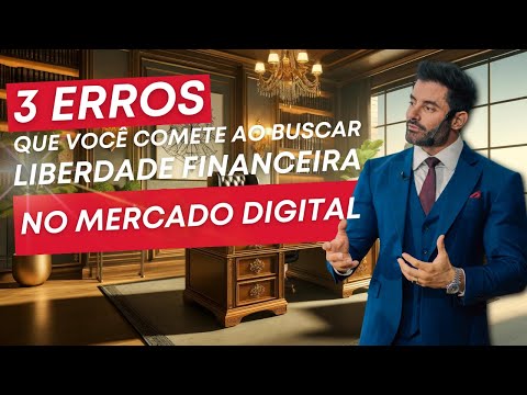 3 ERROS QUE VOCÊ COMETE AO BUSCAR LIBERDADE FINANCEIRA NO MERCADO DIGITAL