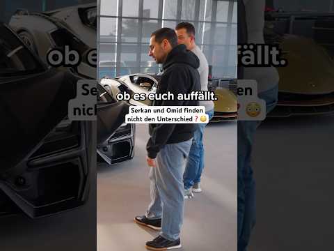 Serkan und Omid finden nicht den Unterschied beim Lamborghini #florianf12 #omidmouazzen
