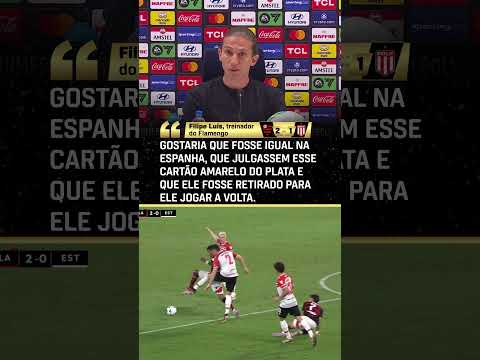 'GOSTARIA QUE FOSSE IGUAL NA ESPANHA' 🗣️ Filipe Luís fala sobre 2° cartão de Plata #shorts