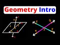Exploring Basic Geometric Concepts: Points, Lines, and More