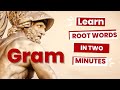 Understanding the Root 'Gram'