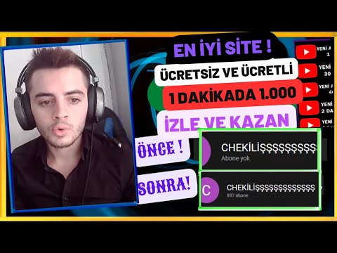 1 DAKİKADA 1.000 YOUTUBE ABONE ARTTIRMA HİLESİ - ÜCRETSİZ BEDAVA YOUTUBE ABONE HİLESİ