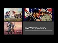 Civil War Terminology and Concepts