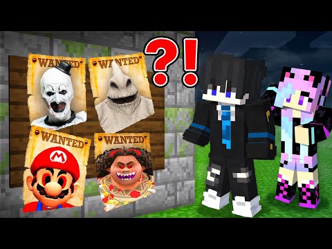 Why HORROR MONSTERS is WANTED At Night in Minecraft