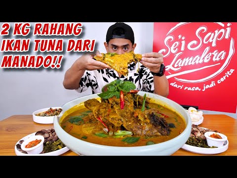 MUKBANG 2 KG RAHANG IKAN TUNA TUTURUGA KHAS MANADO