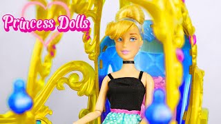 Barbie Dolls in  Castle Life | Princess Dress Up & Dollhouse Play
