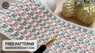 WHAT A BEAUTY! 😍 SUPER EASY Crochet Baby Blanket Pattern for Beginners