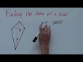 Calculating Area of a Kite