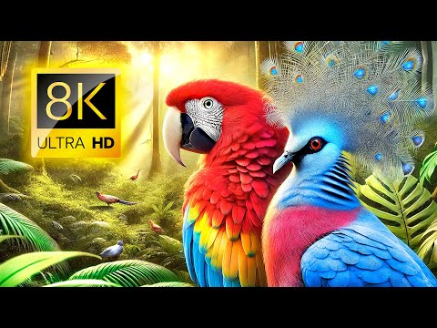 5000 BEAUTIFUL BIRDS 8K VIDEO ULTRA HD HDR / #BIRDS #ANIMAL #8K