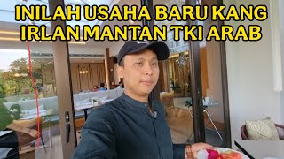 SETELAH JADI TKI KULI DI ARAB KANG IRLAN AKHIRNYA BUKA USAHA SENDIRI