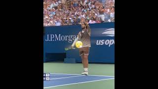 Tennis the way it should be played #tennis #usopen #shorts