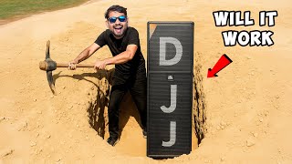 DJ Systems Work Underground Test - बड़े डीजे स्पीकर को जमीन में दफनाया | Will It Work?