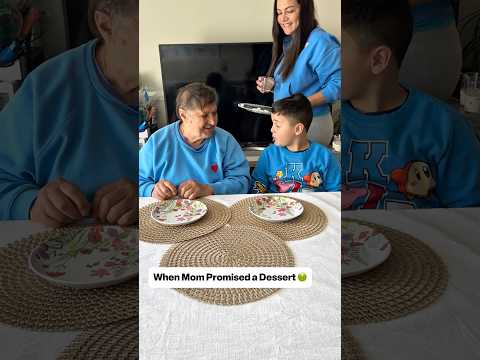 When Mom Promised a Dessert ๐คข #funnyshorts #family #sweettoothfix