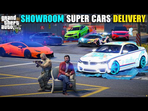 MICHAEL SHOWROOM SUPER CARS DELIVERY | GTA V GAMEPLAY | GTA 5