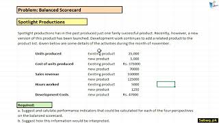 Problem 11: Balanced Scorecard (BSC)