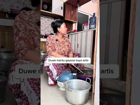 Duwe mantu polahe koyok artis ๐ #shorts
