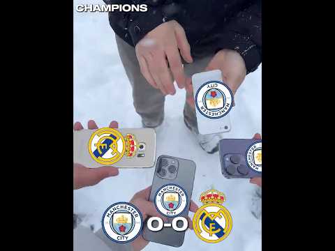 Manchester City vs Real Madrid HOJE! ⚽🥶