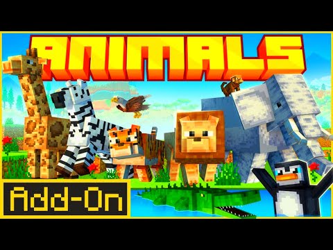+50 Nuevos Animales Addon Minecraft PE/Bedrock 1.21 - Addon de animales en Minecraft PE Mods