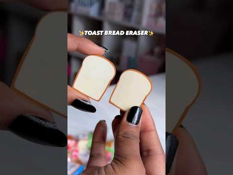 ?!!![ Toast ? Bread eraser] #shorts #unboxing #craft #art