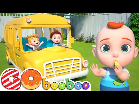 Wheels On The Bus Go To Town | Five Little Monkeys | + MORE Nursery Rhymes & Kids Songs | Gobooboo