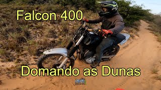 Domando as Dunas: Honda Falcon 400cc, Suzuki DRZ 400 e Honda CRF 250F em Ação!