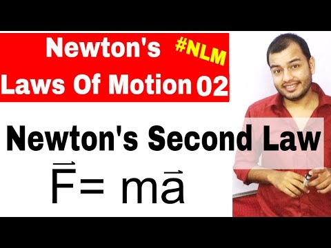 Class 11 Chap 5 || Laws Of Motion 02 || Newton's Second Law Of Motion || NLM  IIT JEE NEET  NCERT