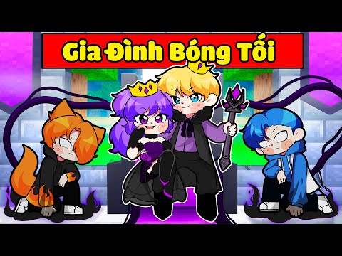 NABEE BẤT NGỜ TRỞ THÀNH GIA ĐÌNH BÓNG TỐI CÙNG HOÀNG TỬ TÔ GÀ TRONG MINECRAFT 👑🌚👸