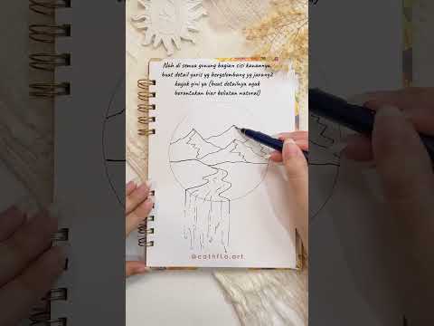 Tutorial Gambar Pemandangan Aesthetic @cathfloart