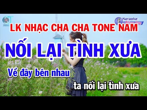 Liên Khúc Nhạc Sống Cha Cha Tone Nam – Nối Lại Tình Xưa – Hương Tóc Mạ Non