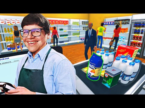 MERCADINHO do Games EduUu BOMBANDO! - Supermarket Simulator
