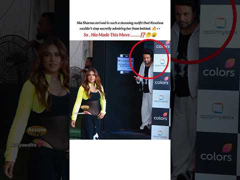 The way Krushna treated Nia Sharma❤️#shortsfeed#niasharma#laughterchefs#jannatzubair#viralshorts