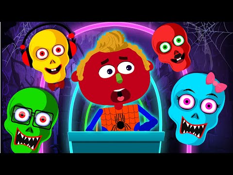 Midnight Madness Haunted Tunnel Song | Scary Nursery Rhymes by @TeeHeeTown on Hoopla Halloween