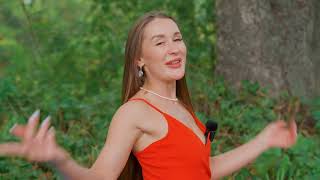 GRACEFUL STRETCH IN RED | Kristina’s Serene Morning Routine