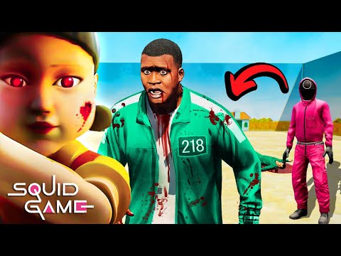 Nunca Entres a LOS SQUID GAME 🐙 en GTA 5! (Juegos del Calamar 2025)