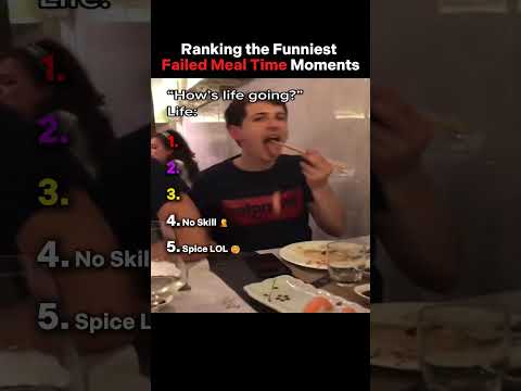 Ranking the Funniest Failed Meal Time Moments