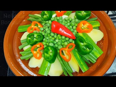 Recette Tajine Végétarien aux Légumes Cuisine Marocaine 🇲🇦 | Vegetable Tajine Recipe