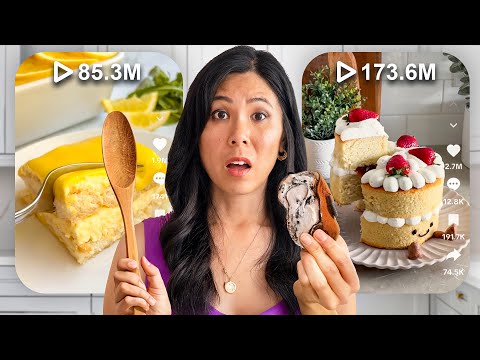 I Tested the MOST VIEWED TikTok DESSERT Recipes (again) 🍮