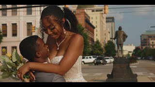 "I didn't fall in love with you- I walked in love with you" Jennifer & Jerome  Alley Station Wedding