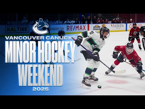 Canucks Host Minor Hockey Weekend at Rogers Arena