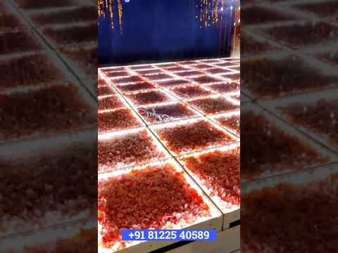 Glass Floor Flower Wedding Stage Decoration Chennai | Coimbatore | Bangalore | Hyderabad | Andhra +91 81225 40589