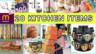 *Huge* Meesho Cheapest Kitchen Haul😨| OMG😱 Meesho Ka Sabse Sasta Kitchen Items😍