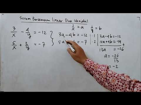 Pembahasan SPLDV dengan Variabel Pecahan #indahnia #spldv #matematikasmp #sistempersamaanlinear