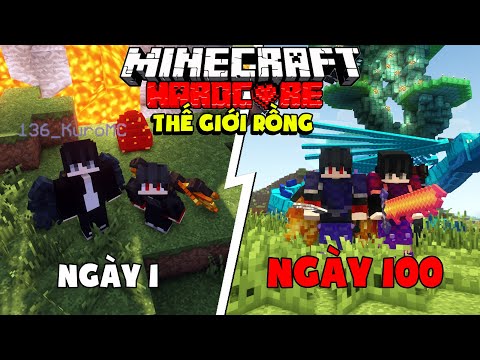 KiraMC Tóm Tắt 100 Ngày Minecraft Sinh Tồn Siêu Khó Ở Thế Giới Rồng Cùng @KuroMC136 !!